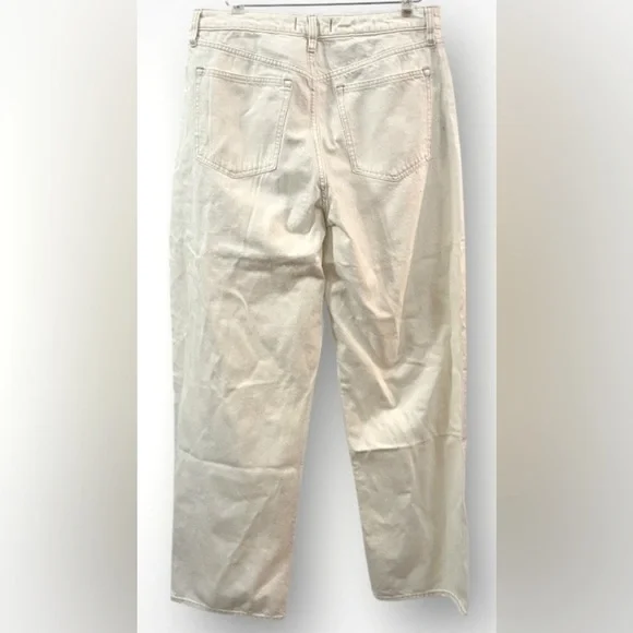 NWT - Abercrombie & Fitch The Loose High Rise Pleated Jeans - Size 33 / 16R - Picture 5 of 5